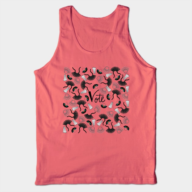 RBG Collars Vote 2020 | Ruth Bader Ginsburg | RBG Collars Tank Top by HLeslie Design